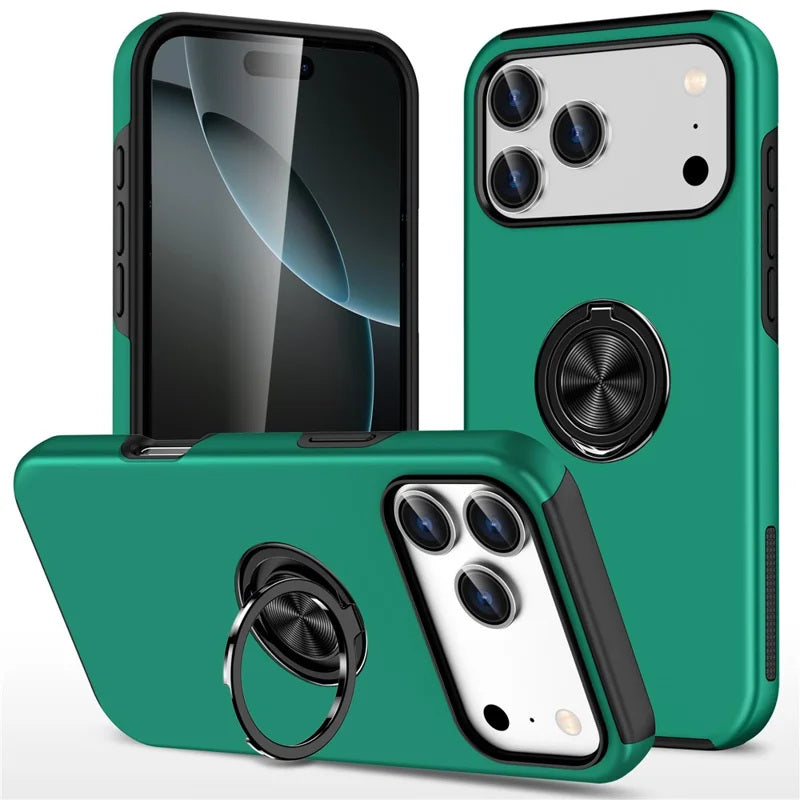 Hybrid Magnetic Invisible Ring Case for iPhone 17 Pro Hybrid Magnetic Invisible Ring Case for iPhone 17 Pro